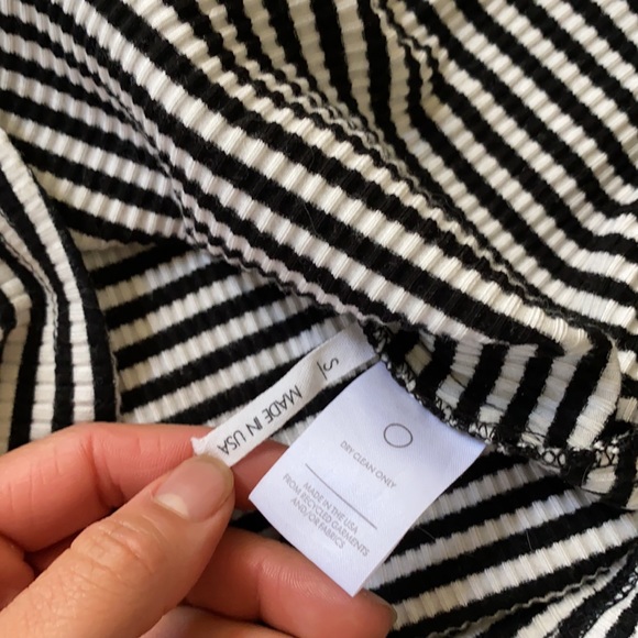 Reformation Ribbed Long Sleeve Mini - Picture 3 of 3